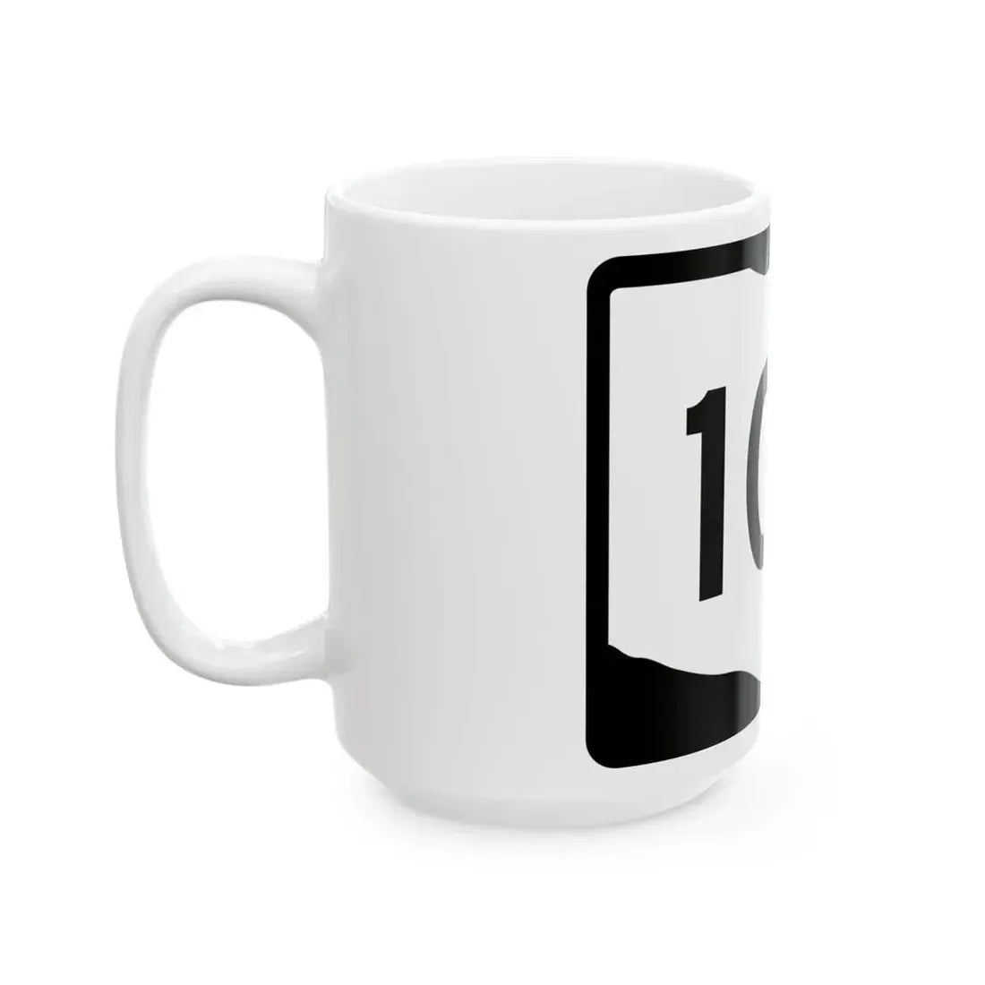 OH-108 (Ohio) (Road Sign) White Coffee Mug - Go Mug Yourself