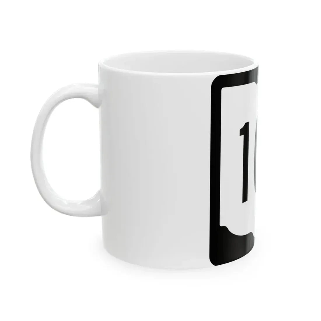 OH-109 1967 (Ohio) (Road Sign) White Coffee Mug - Go Mug Yourself