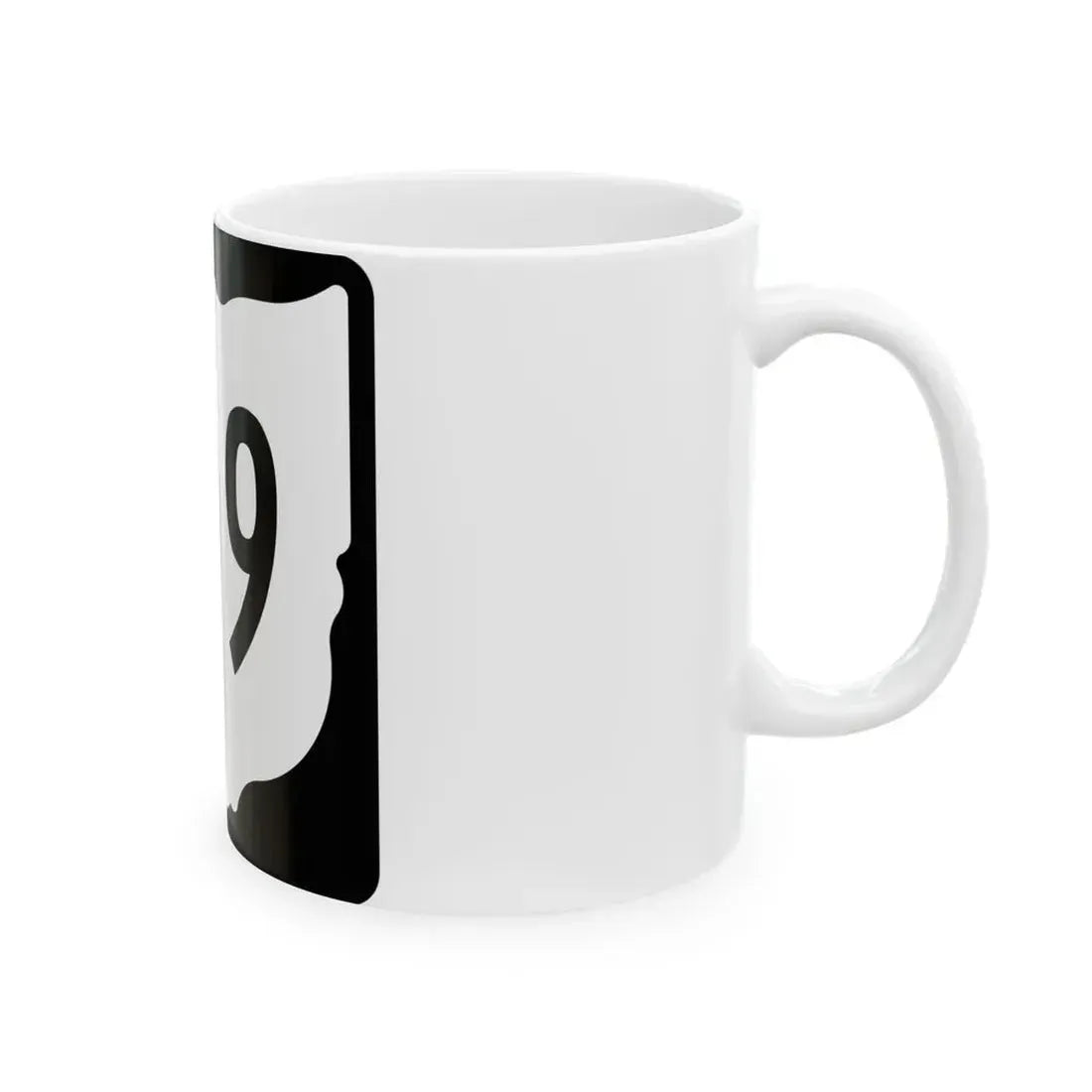 OH-109 1967 (Ohio) (Road Sign) White Coffee Mug - Go Mug Yourself