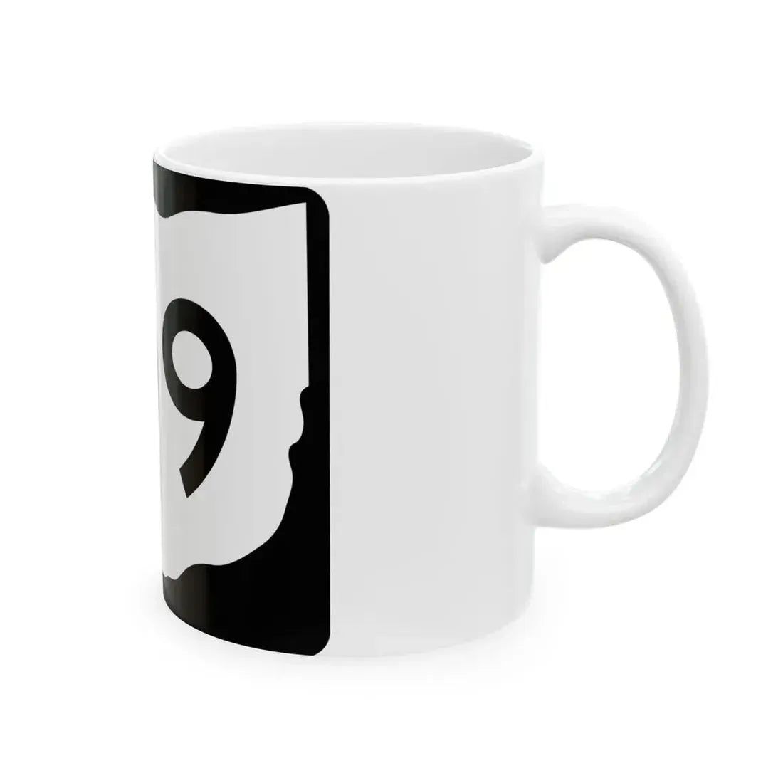 OH-109 (Ohio) (Road Sign) White Coffee Mug - Go Mug Yourself