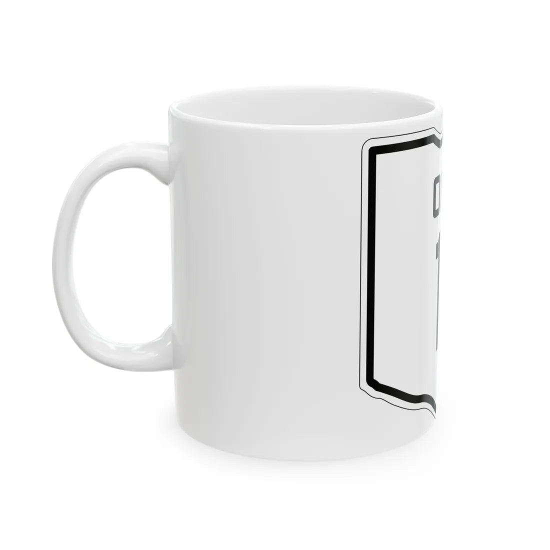OH-11 1927 (Ohio) (Road Sign) White Coffee Mug - Go Mug Yourself