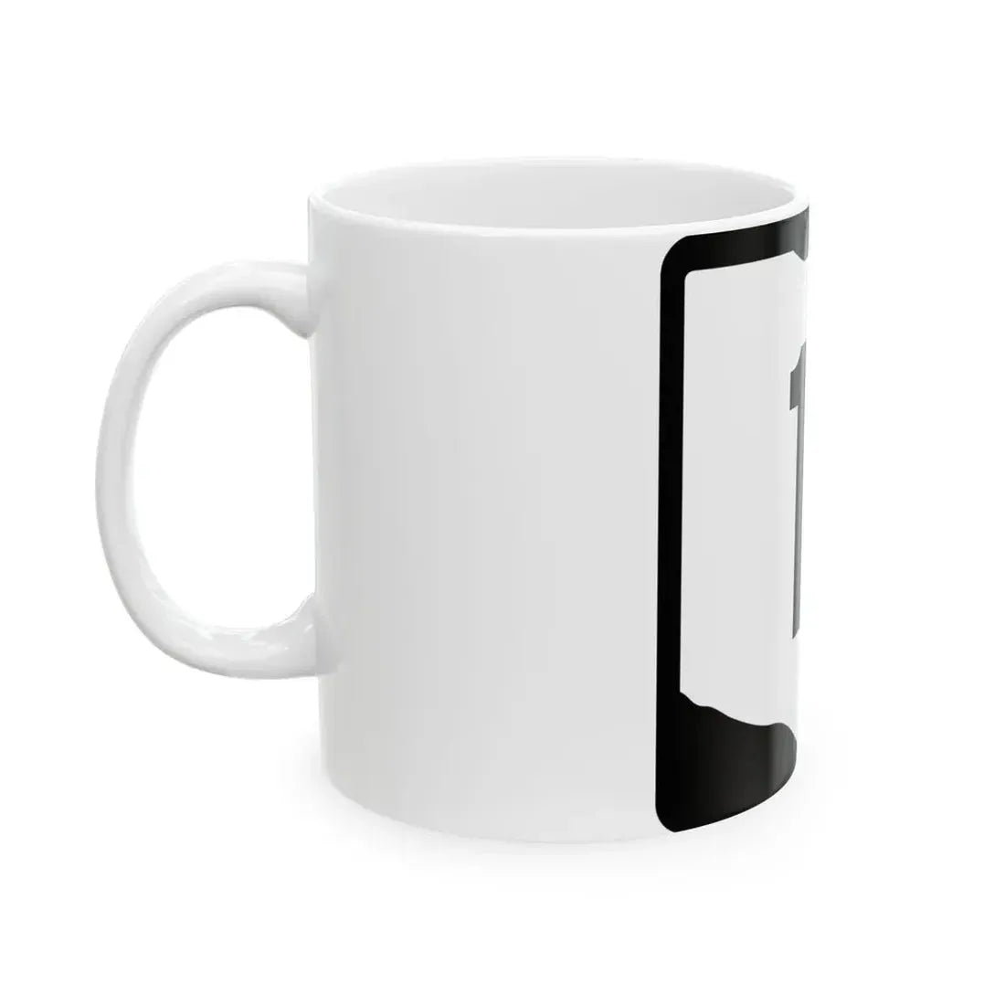 OH-11 (Ohio) (Road Sign) White Coffee Mug - Go Mug Yourself