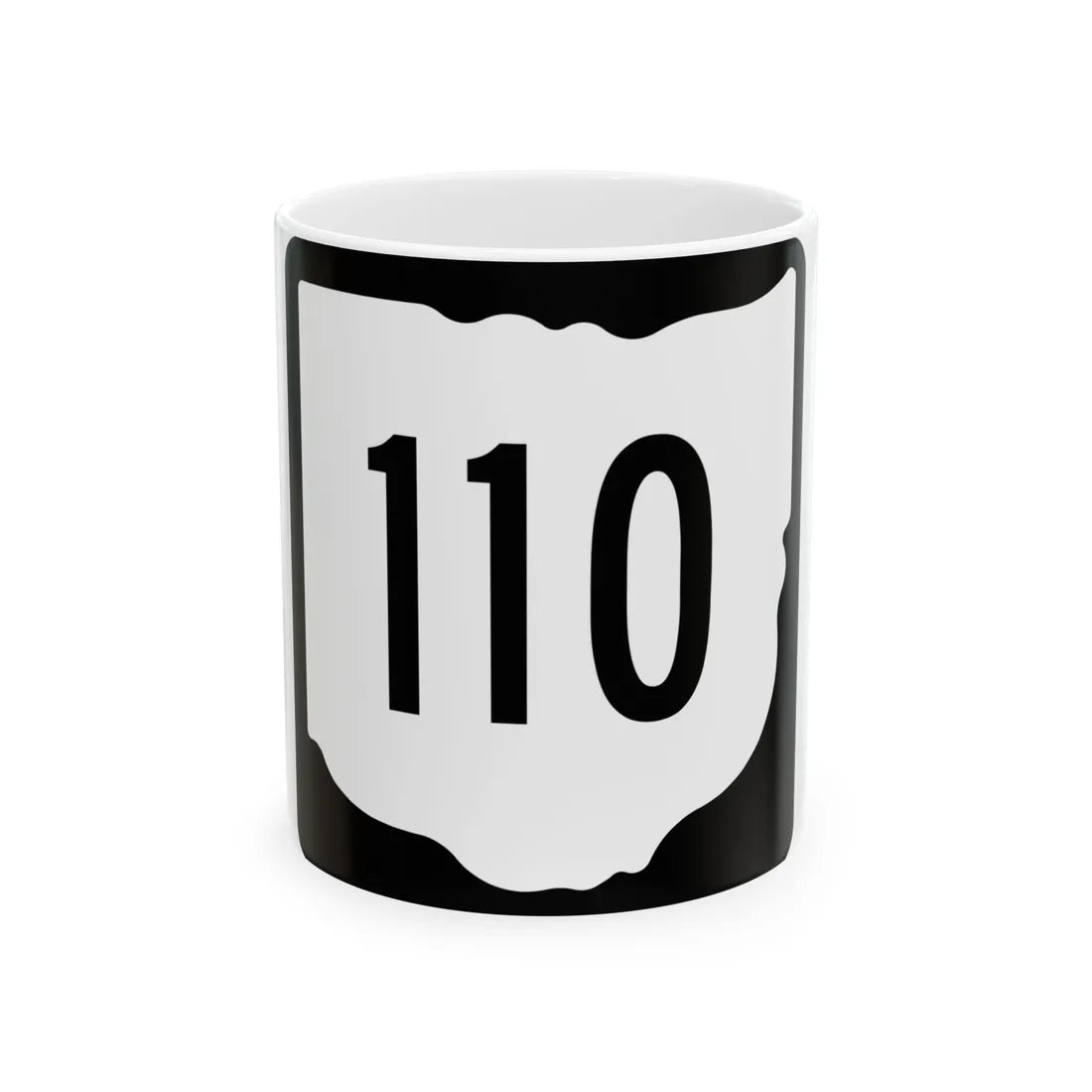 OH-110 1967 (Ohio) (Road Sign) White Coffee Mug 11oz - Go Mug Yourself