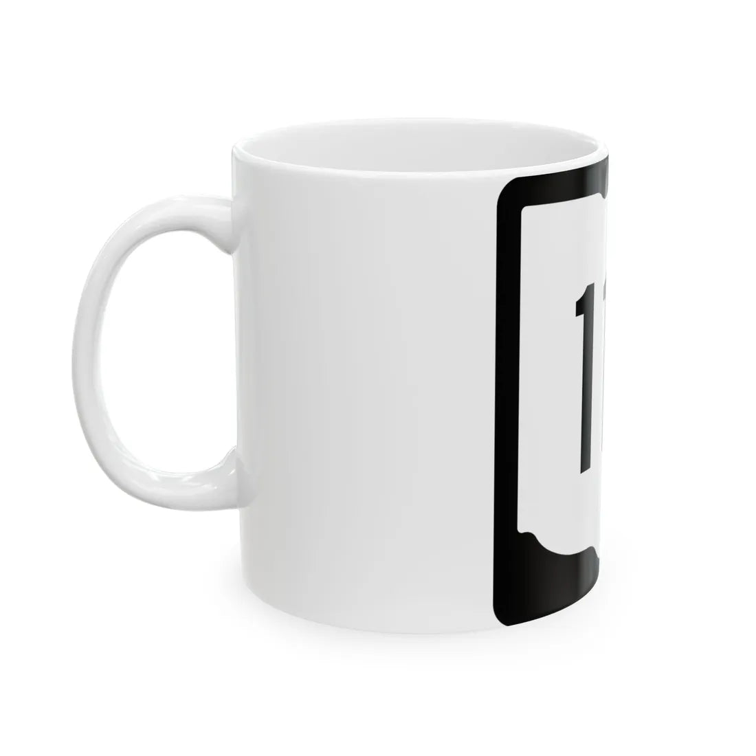 OH-110 1967 (Ohio) (Road Sign) White Coffee Mug - Go Mug Yourself