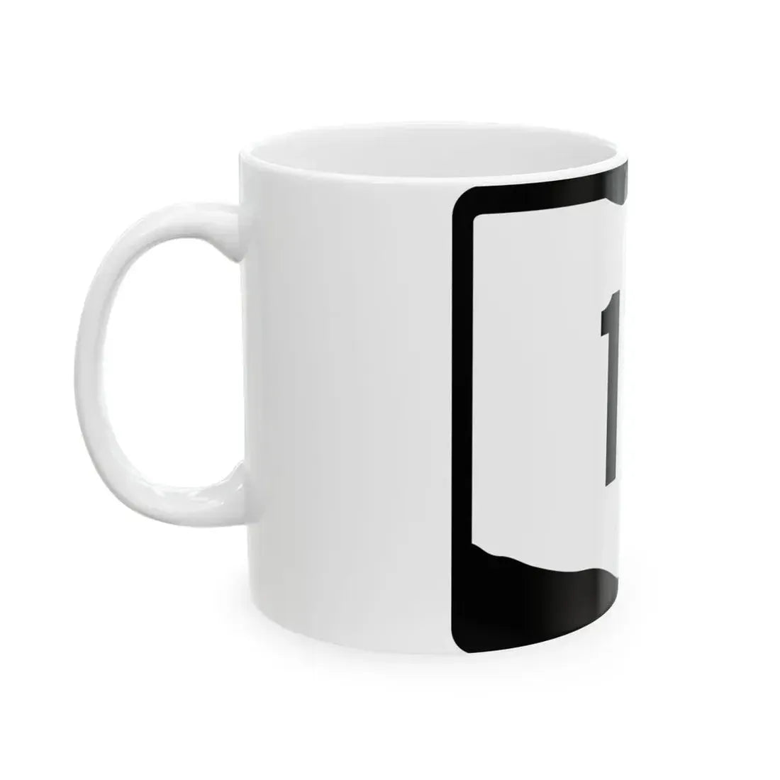 OH-111 (Ohio) (Road Sign) White Coffee Mug - Go Mug Yourself