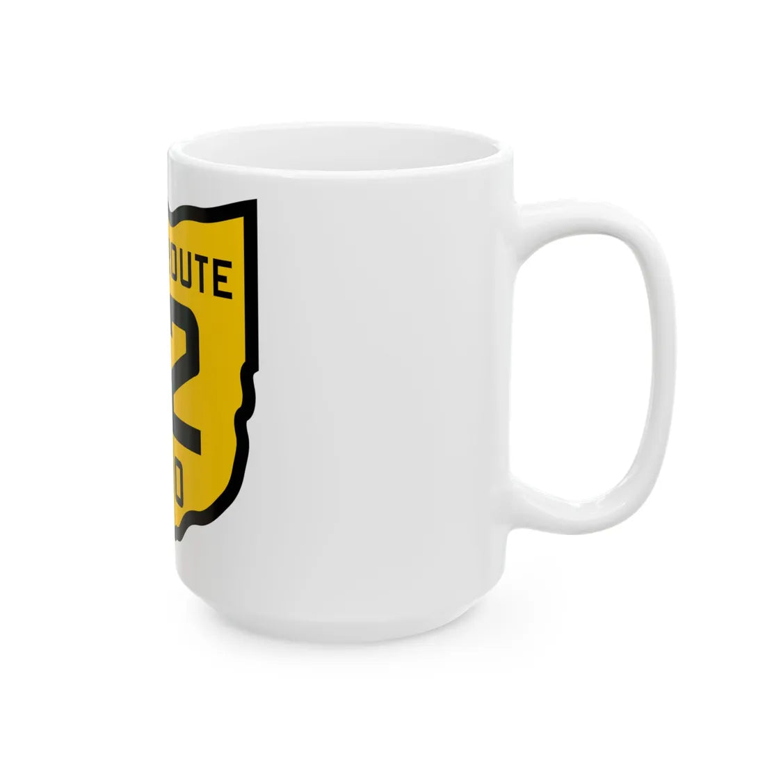 OH-112 1920 (Ohio) (Road Sign) White Coffee Mug - Go Mug Yourself