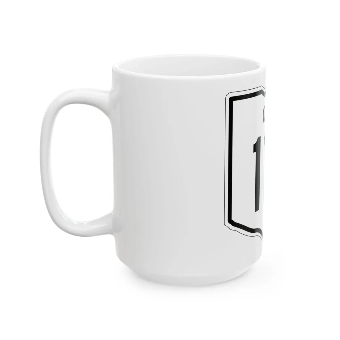 OH-112 1948 (Ohio) (Road Sign) White Coffee Mug - Go Mug Yourself