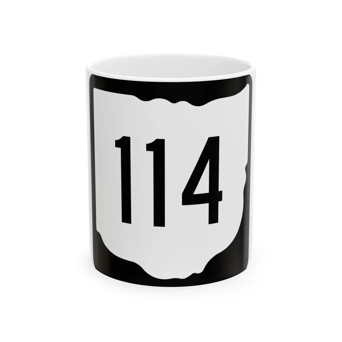 OH-114 1967 (Ohio) (Road Sign) White Coffee Mug 11oz - Go Mug Yourself