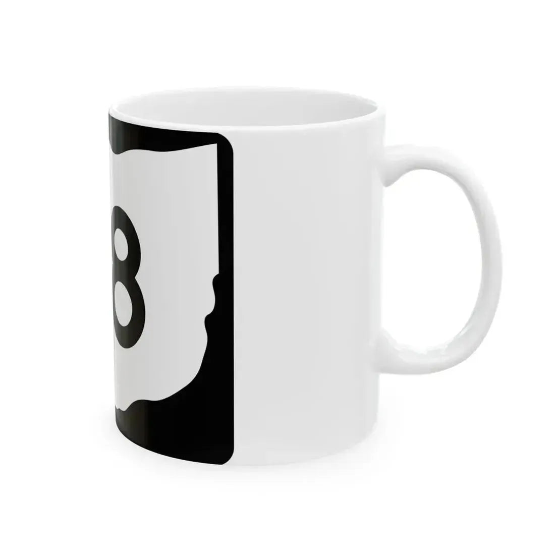 OH-118 (Ohio) (Road Sign) White Coffee Mug - Go Mug Yourself