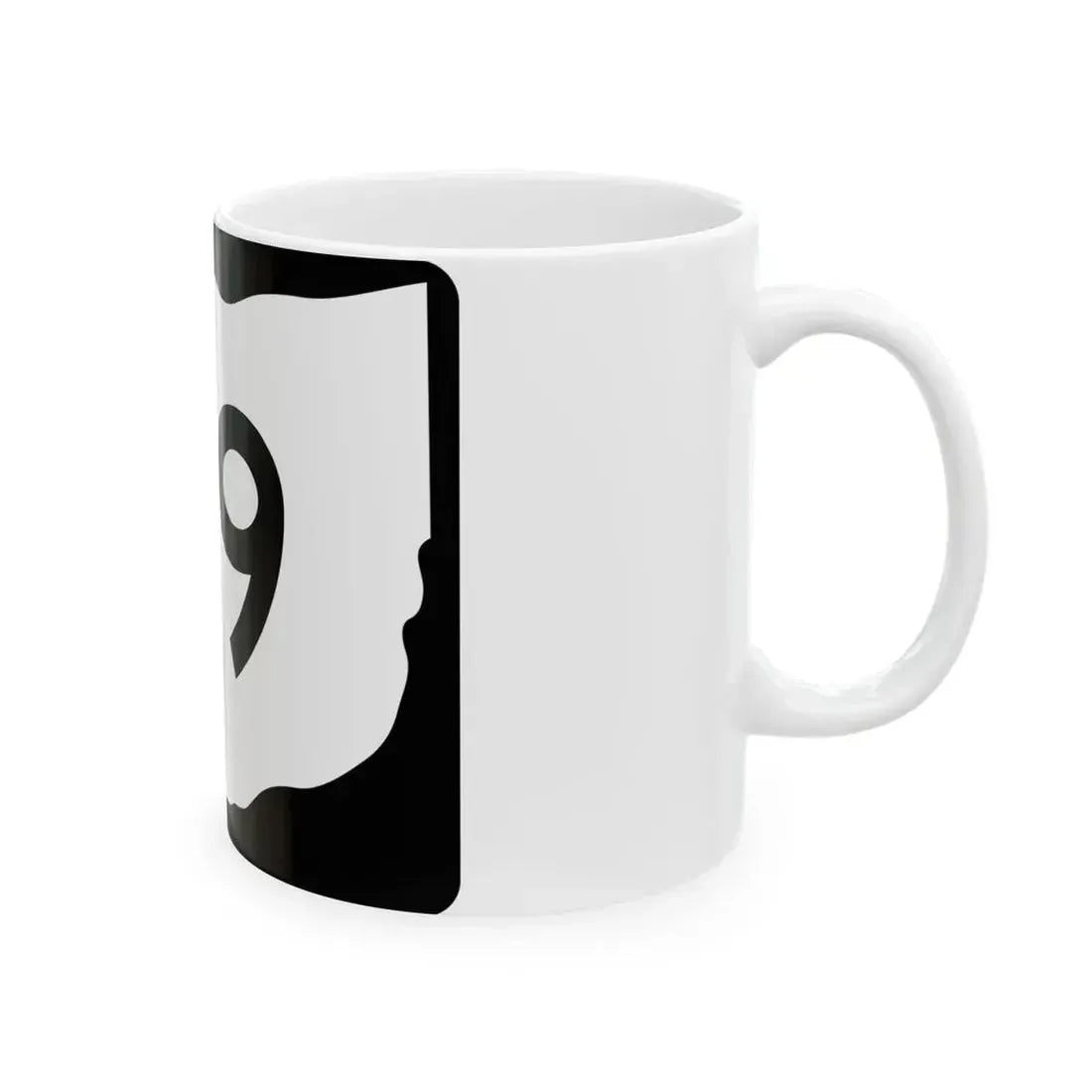 OH-119 (Ohio) (Road Sign) White Coffee Mug - Go Mug Yourself