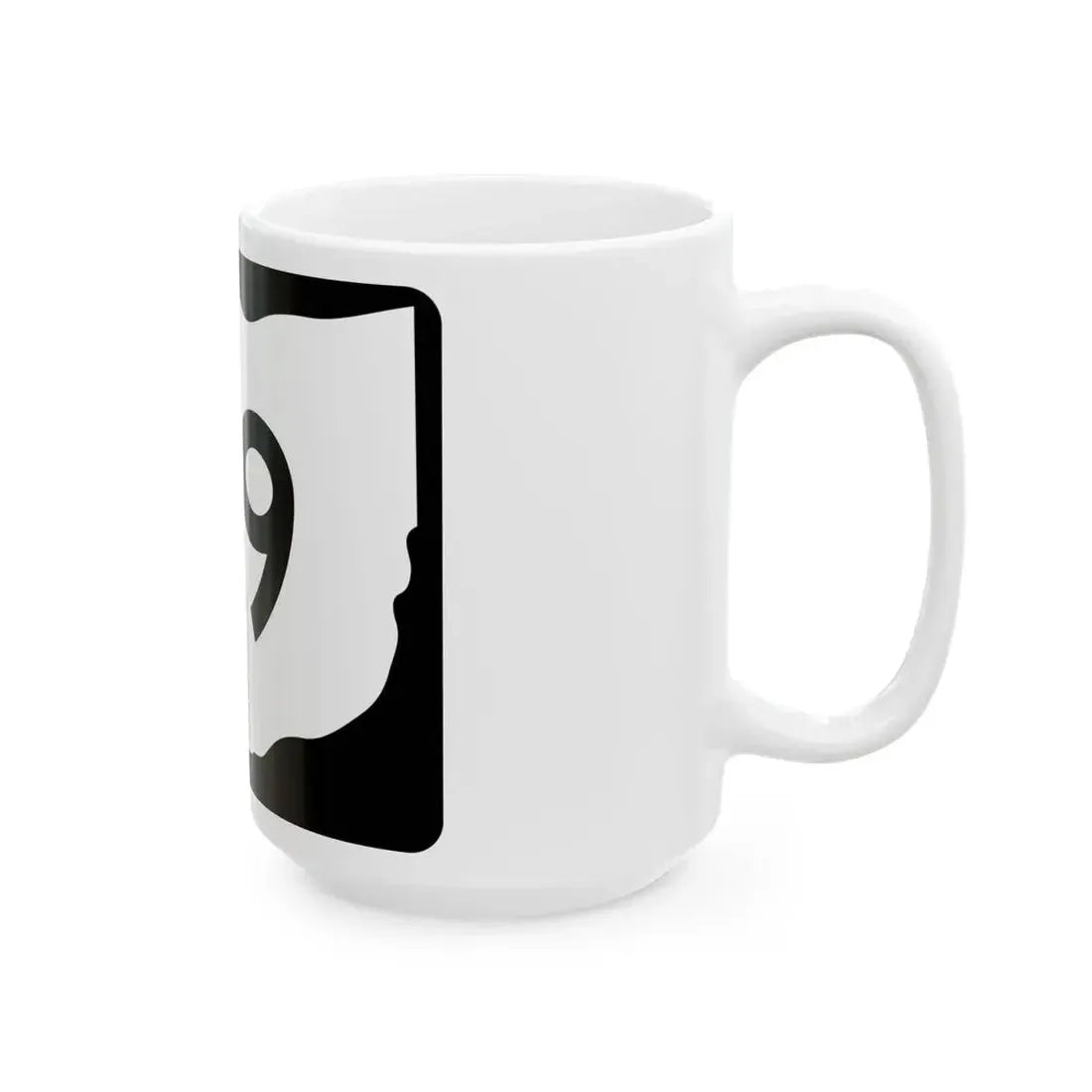 OH-119 (Ohio) (Road Sign) White Coffee Mug - Go Mug Yourself