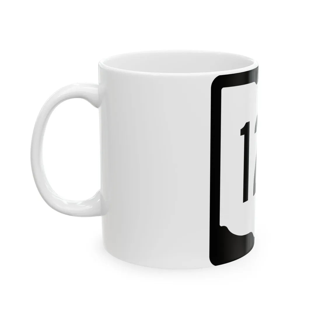 OH-120 1967 (Ohio) (Road Sign) White Coffee Mug - Go Mug Yourself