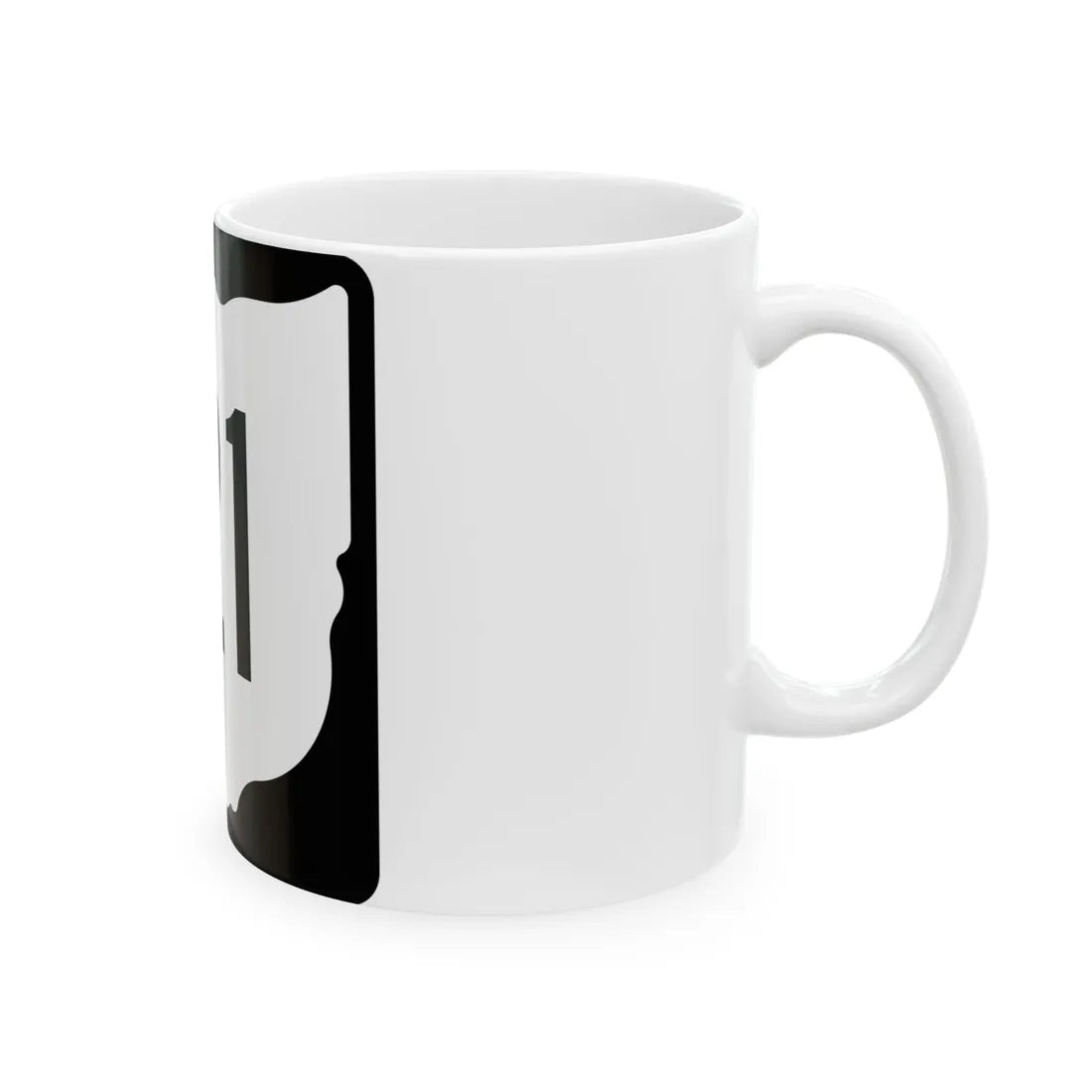 OH-121 1967 (Ohio) (Road Sign) White Coffee Mug - Go Mug Yourself