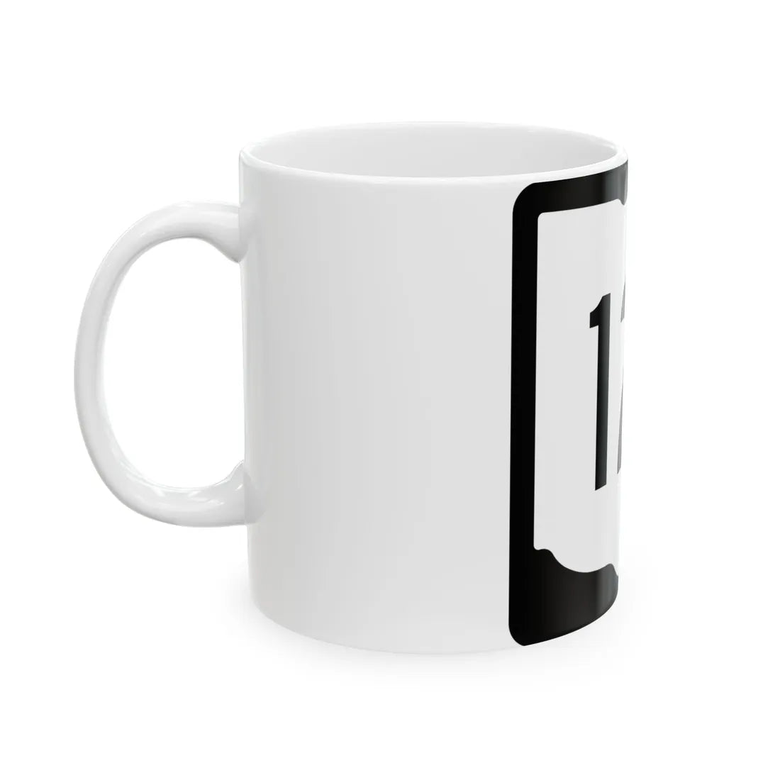 OH-122 1967 (Ohio) (Road Sign) White Coffee Mug - Go Mug Yourself
