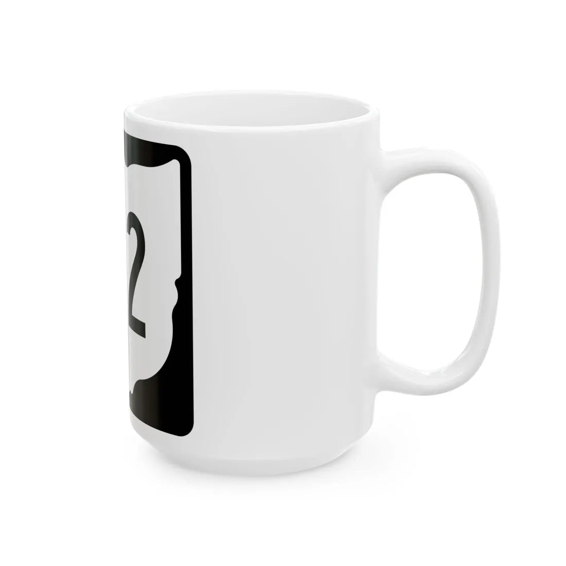 OH-122 1967 (Ohio) (Road Sign) White Coffee Mug - Go Mug Yourself