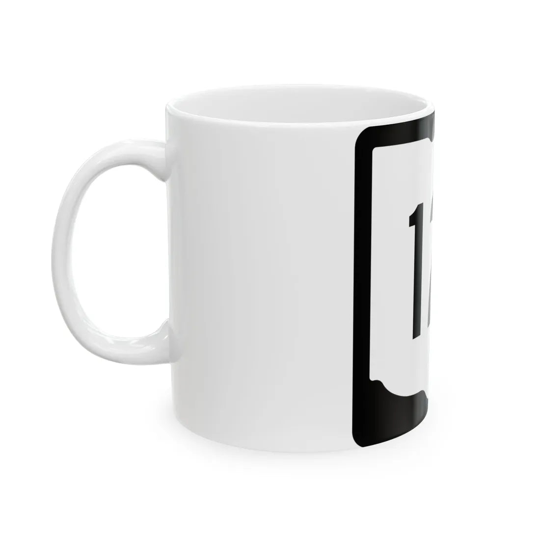 OH-123 1967 (Ohio) (Road Sign) White Coffee Mug - Go Mug Yourself