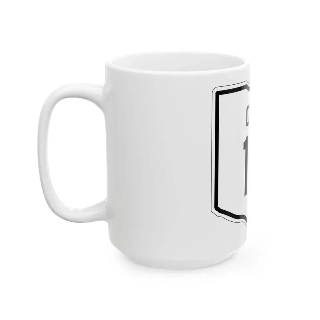 OH-13 1927 (Ohio) (Road Sign) White Coffee Mug - Go Mug Yourself