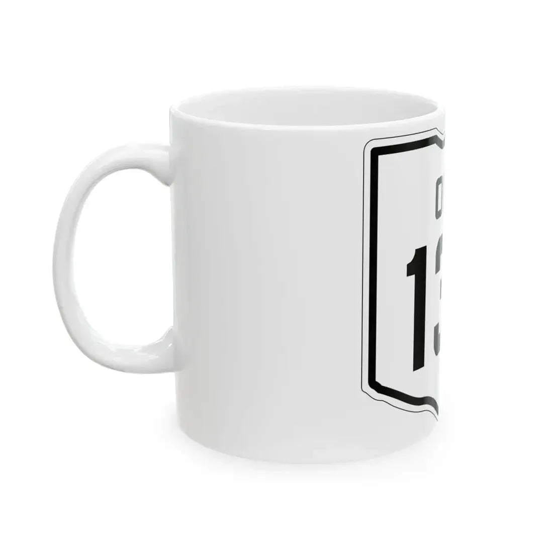 OH-130 1927 (Ohio) (Road Sign) White Coffee Mug - Go Mug Yourself