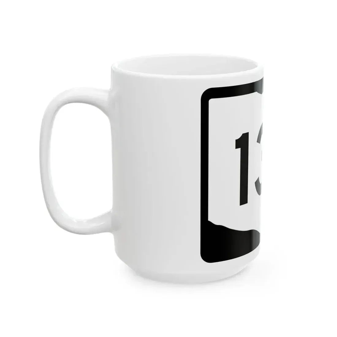 OH-130 (Ohio) (Road Sign) White Coffee Mug - Go Mug Yourself