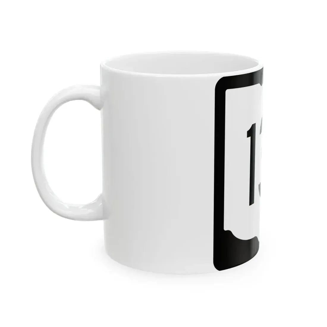 OH-135 1967 (Ohio) (Road Sign) White Coffee Mug - Go Mug Yourself
