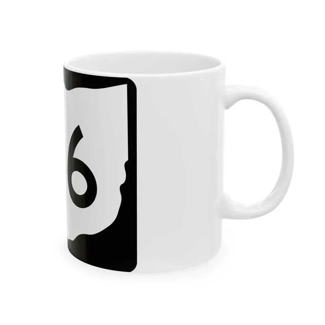 OH-136 (Ohio) (Road Sign) White Coffee Mug - Go Mug Yourself