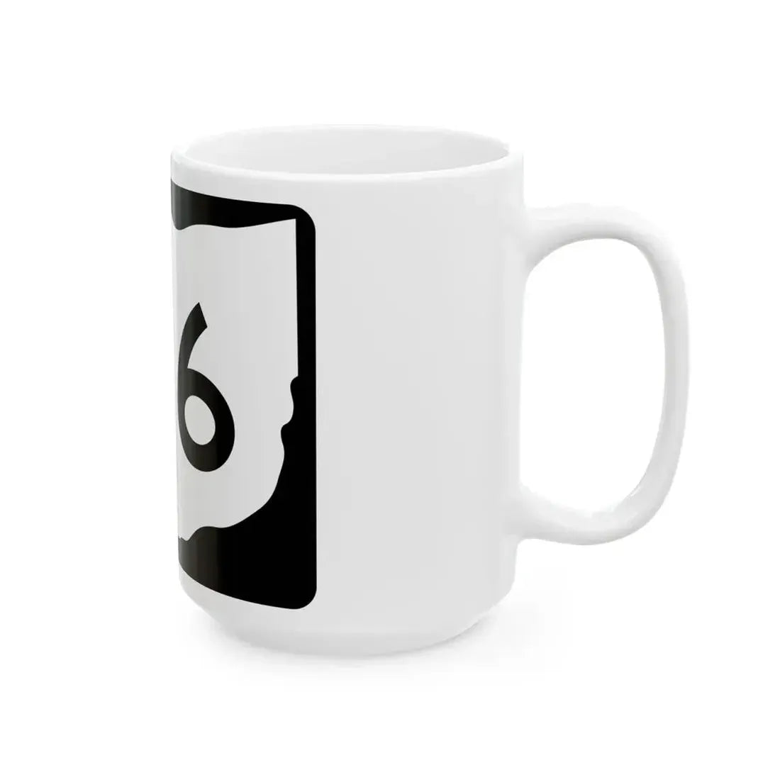 OH-136 (Ohio) (Road Sign) White Coffee Mug - Go Mug Yourself