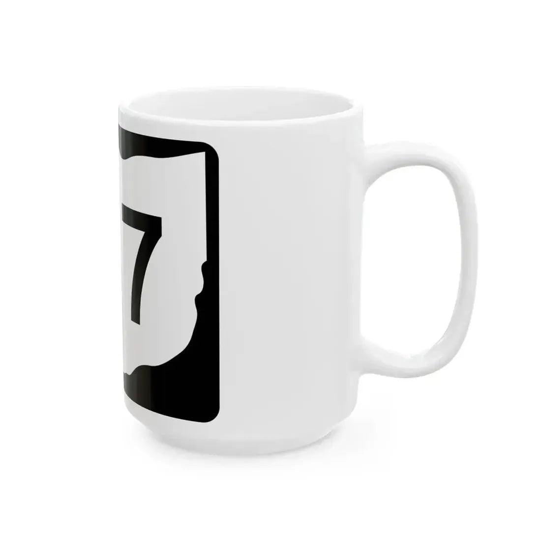 OH-137 (Ohio) (Road Sign) White Coffee Mug - Go Mug Yourself
