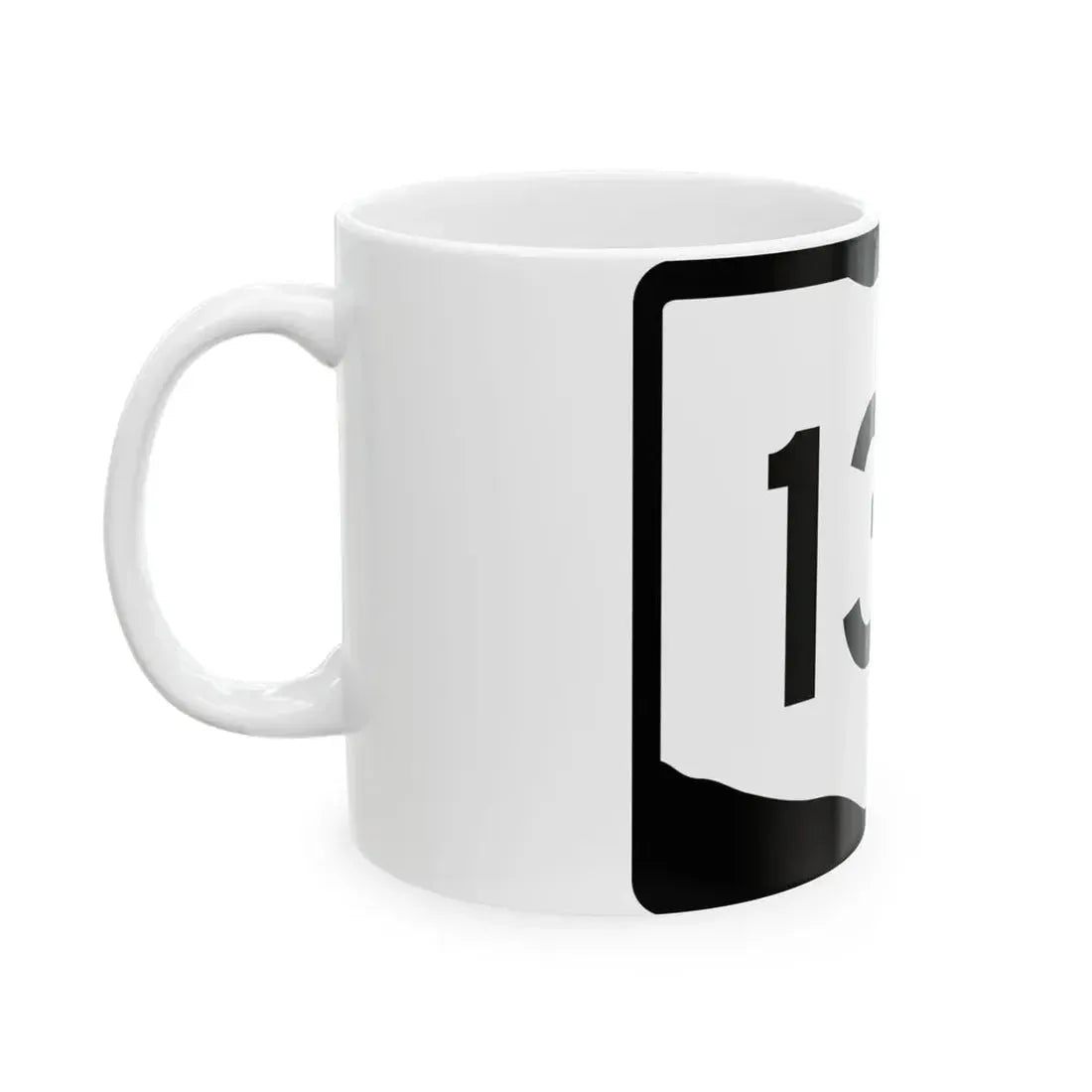 OH-138 (Ohio) (Road Sign) White Coffee Mug - Go Mug Yourself