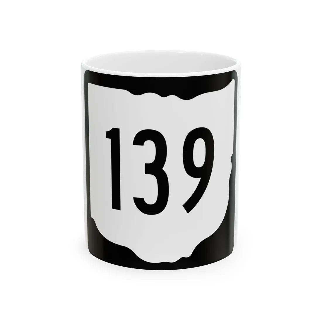 OH-139 1967 (Ohio) (Road Sign) White Coffee Mug 11oz - Go Mug Yourself
