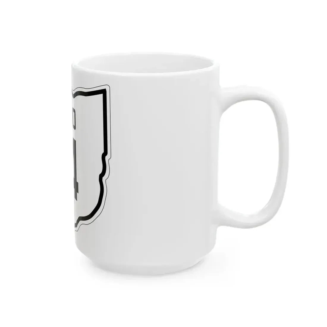 OH-14 1927 (Ohio) (Road Sign) White Coffee Mug - Go Mug Yourself