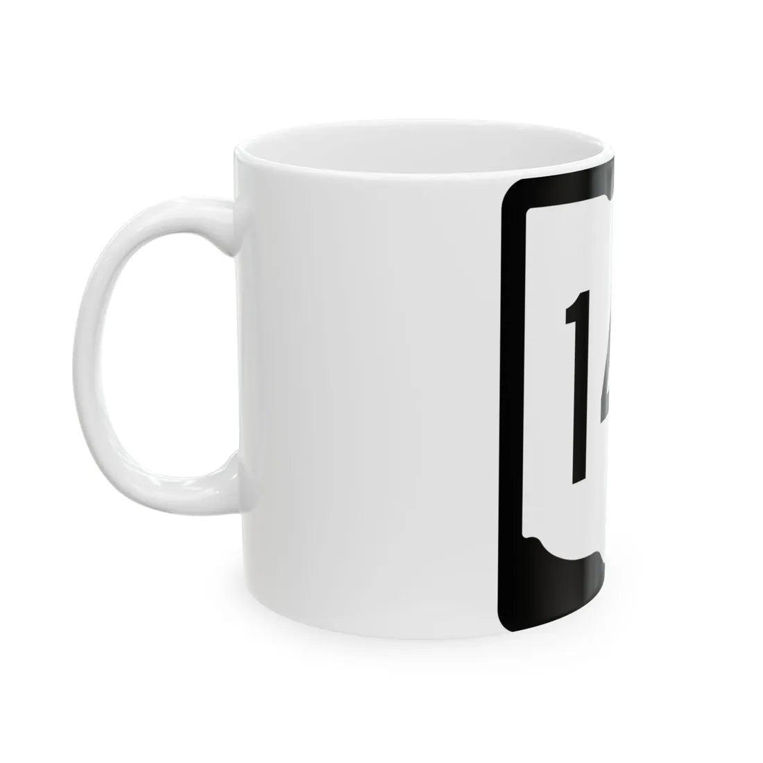 OH-140 1967 (Ohio) (Road Sign) White Coffee Mug - Go Mug Yourself