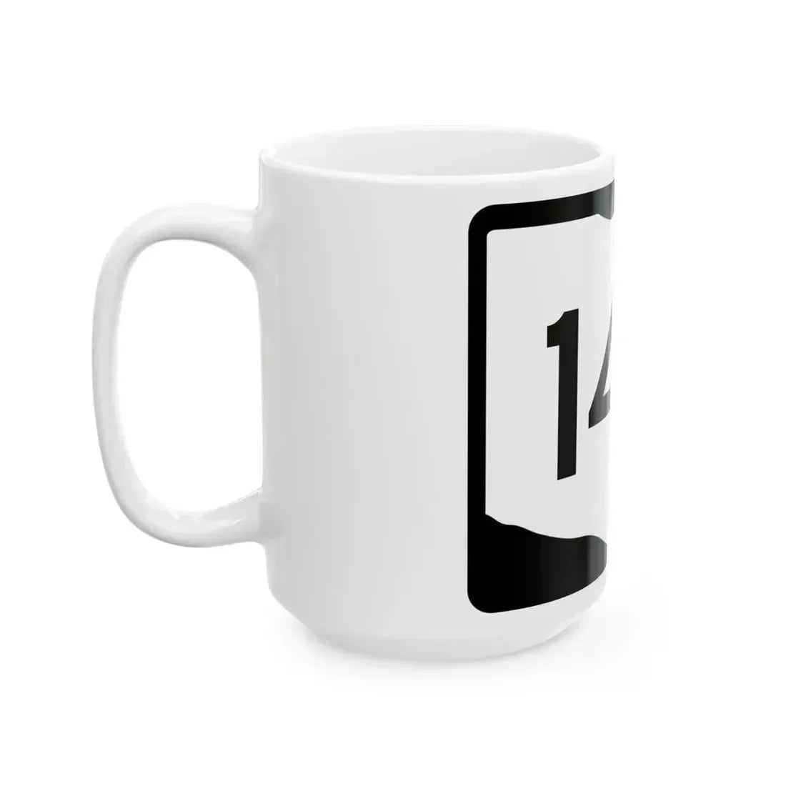 OH-140 (Ohio) (Road Sign) White Coffee Mug - Go Mug Yourself