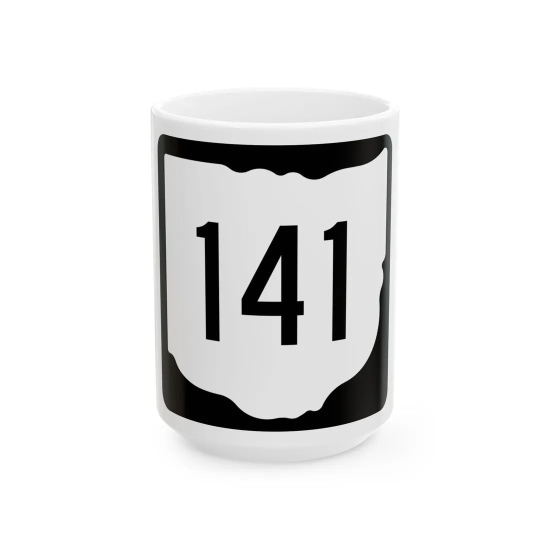 OH-141 1967 (Ohio) (Road Sign) White Coffee Mug 15oz - Go Mug Yourself