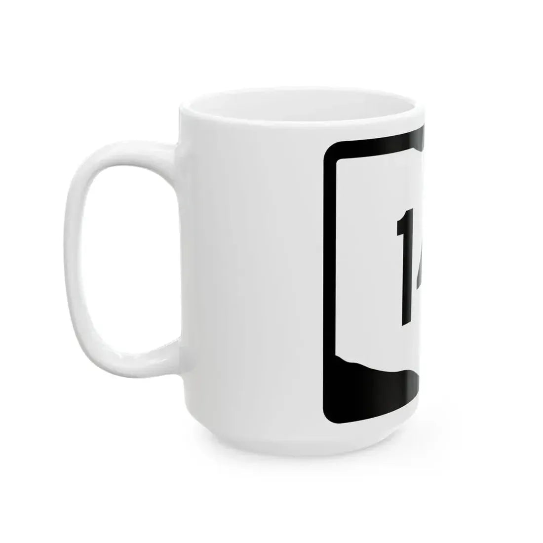 OH-141 (Ohio) (Road Sign) White Coffee Mug - Go Mug Yourself
