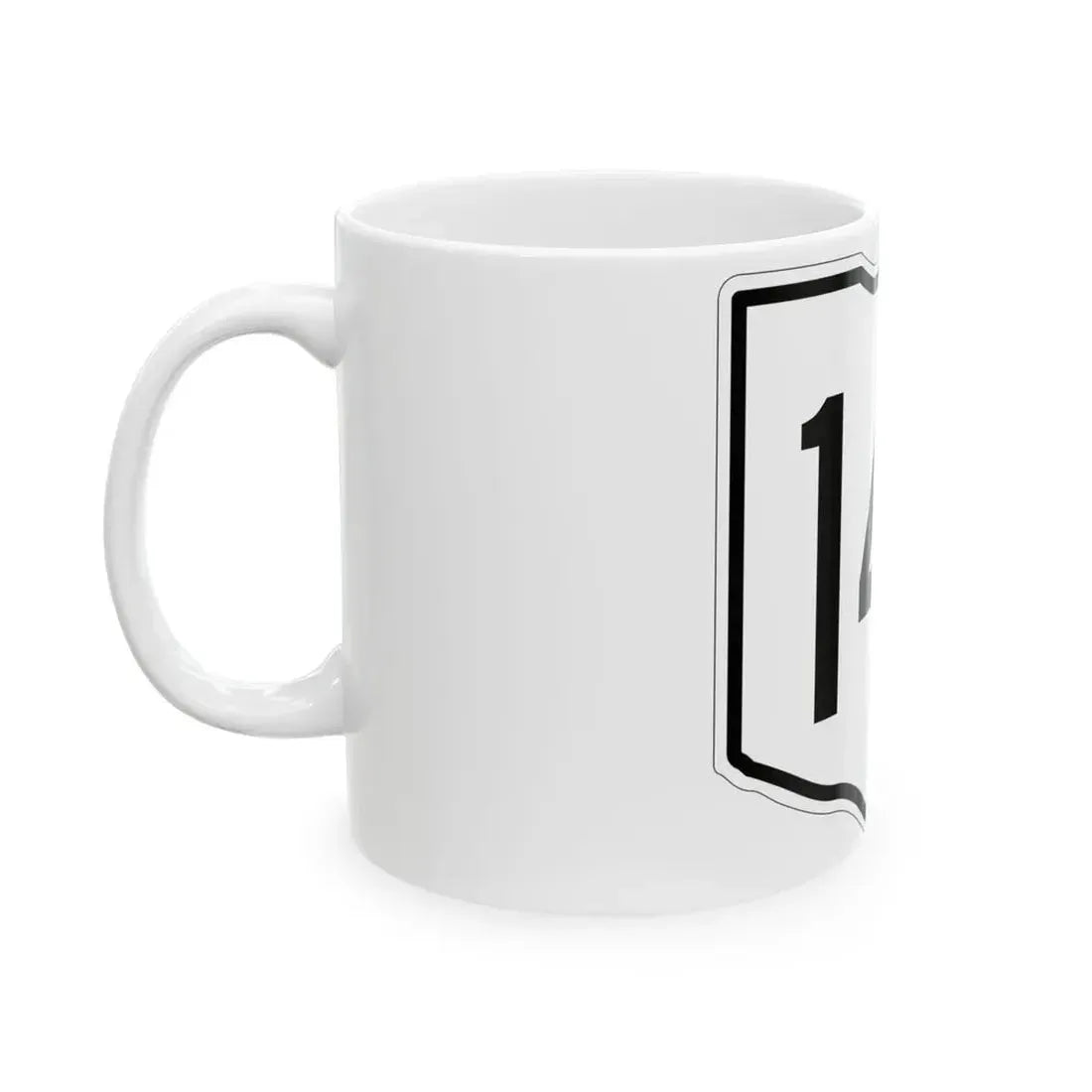 OH-142 1960 (Ohio) (Road Sign) White Coffee Mug - Go Mug Yourself