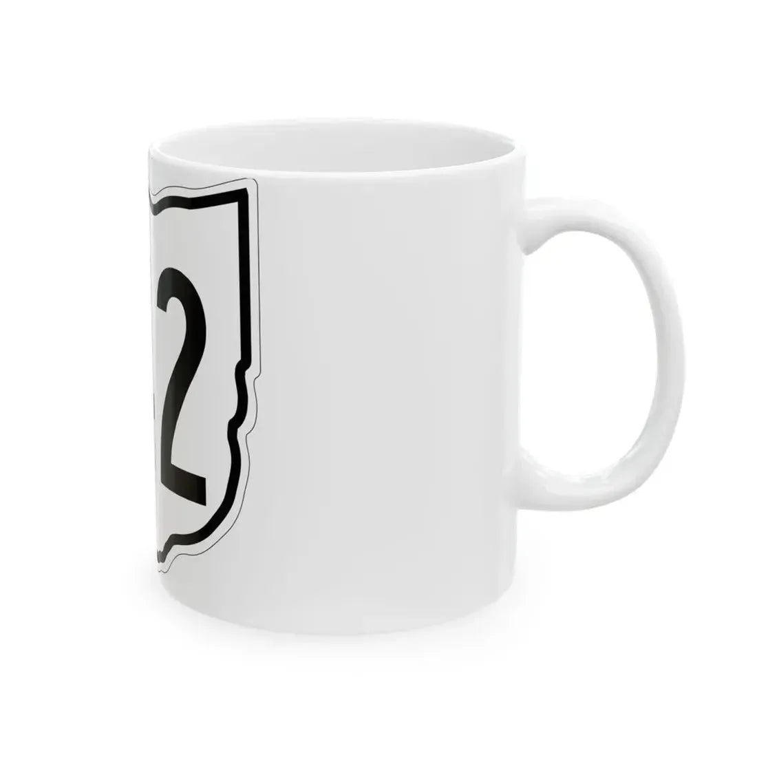 OH-142 1960 (Ohio) (Road Sign) White Coffee Mug - Go Mug Yourself