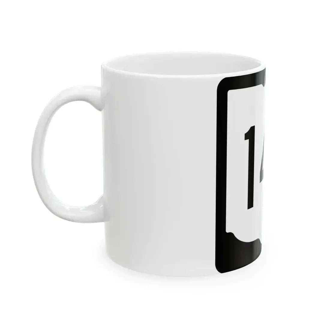 OH-144 1967 (Ohio) (Road Sign) White Coffee Mug - Go Mug Yourself