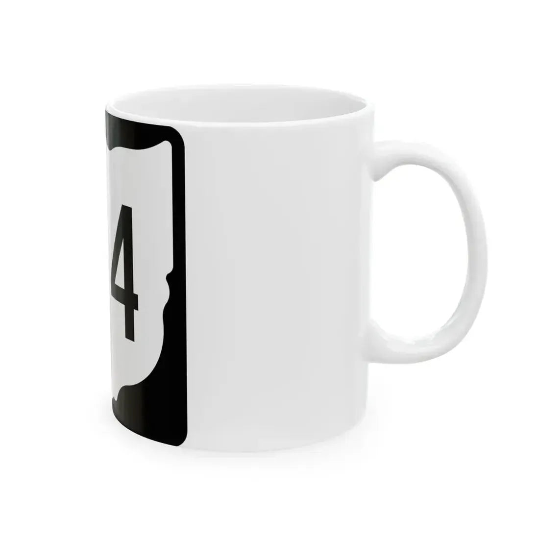 OH-144 1967 (Ohio) (Road Sign) White Coffee Mug - Go Mug Yourself