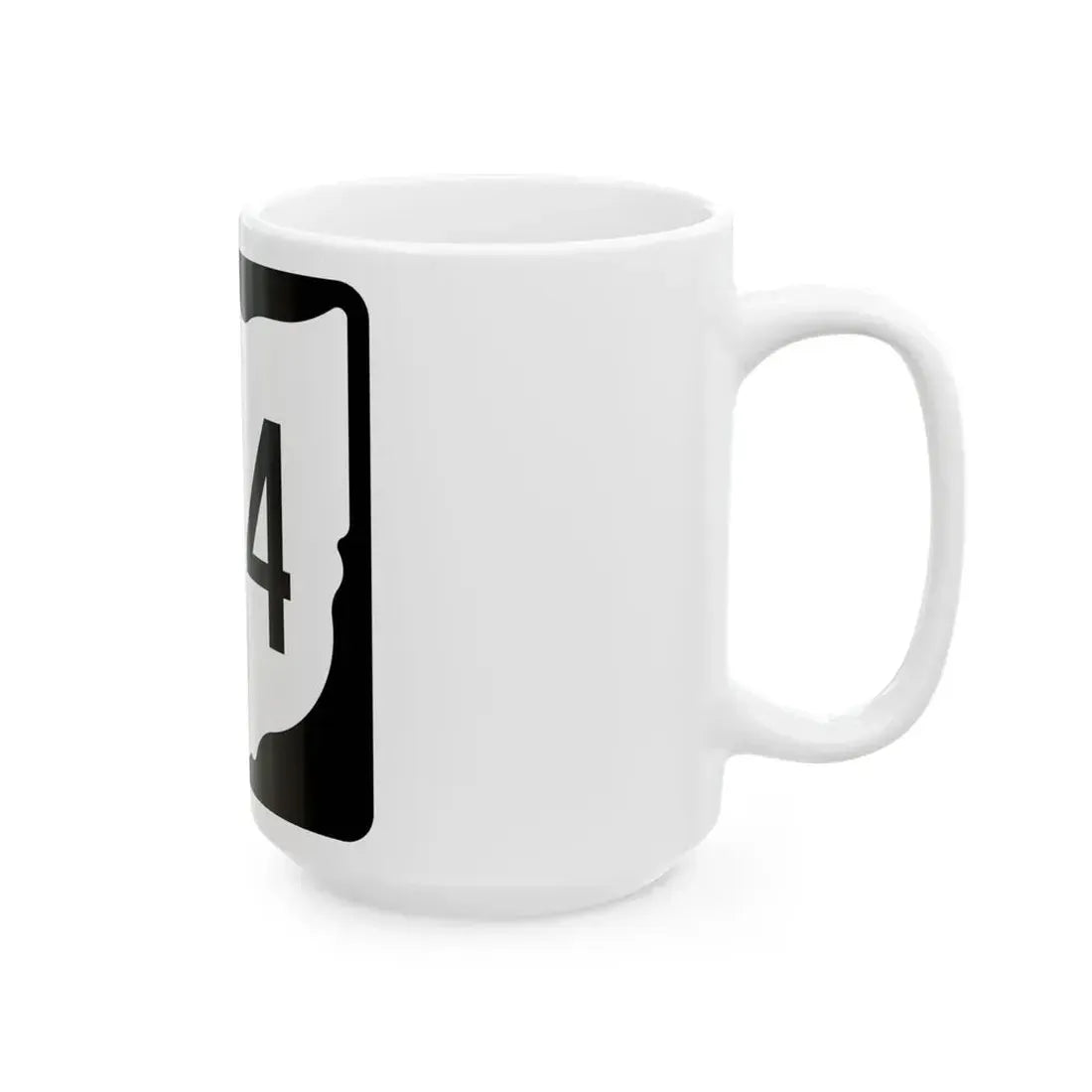 OH-144 1967 (Ohio) (Road Sign) White Coffee Mug - Go Mug Yourself