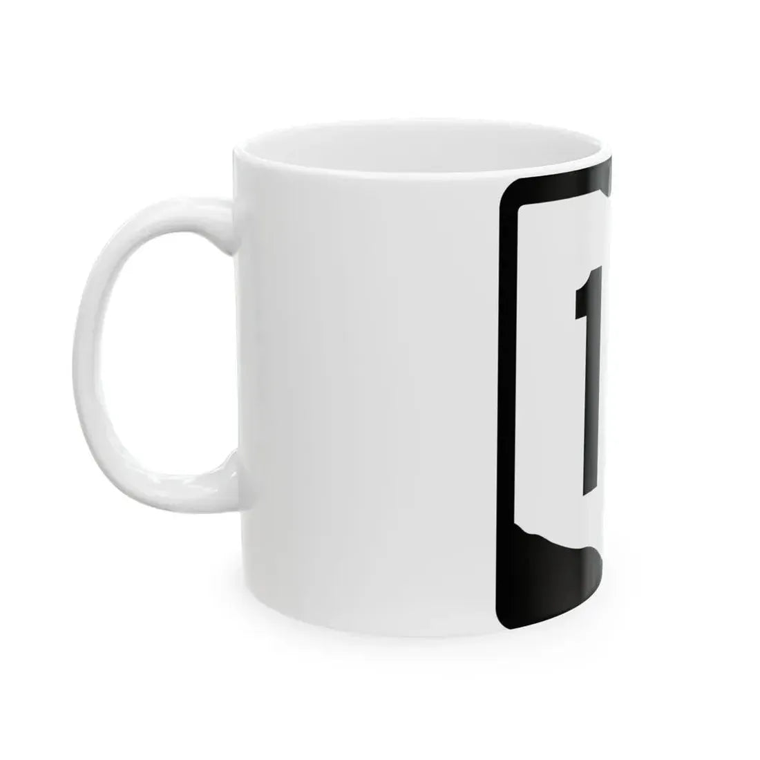 OH-15 (Ohio) (Road Sign) White Coffee Mug - Go Mug Yourself