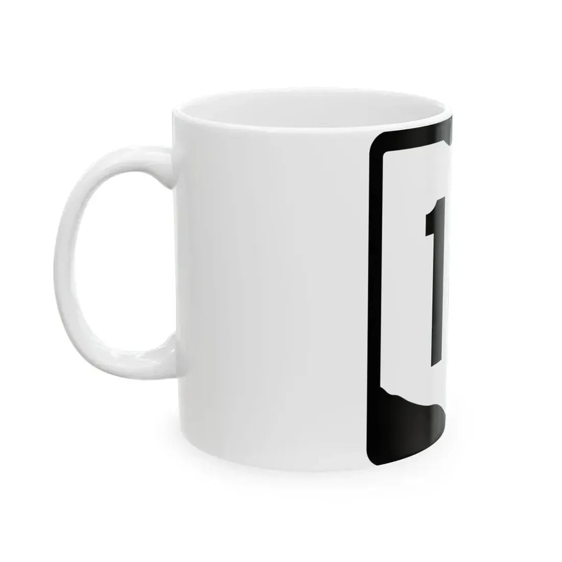 OH-16 (Ohio) (Road Sign) White Coffee Mug - Go Mug Yourself