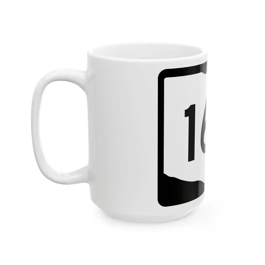 OH-160 (Ohio) (Road Sign) White Coffee Mug - Go Mug Yourself