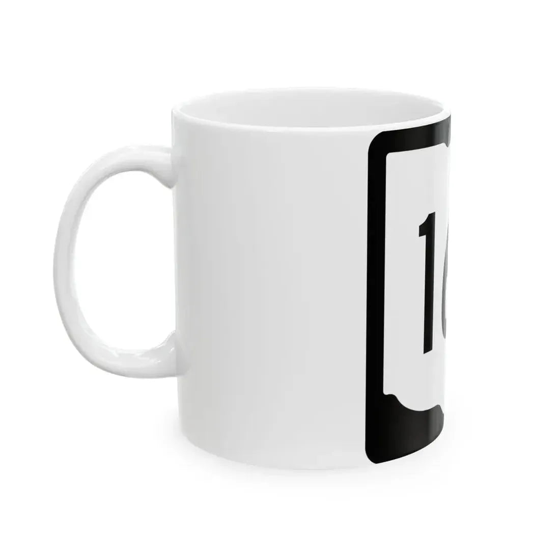 OH-164 1967 (Ohio) (Road Sign) White Coffee Mug - Go Mug Yourself