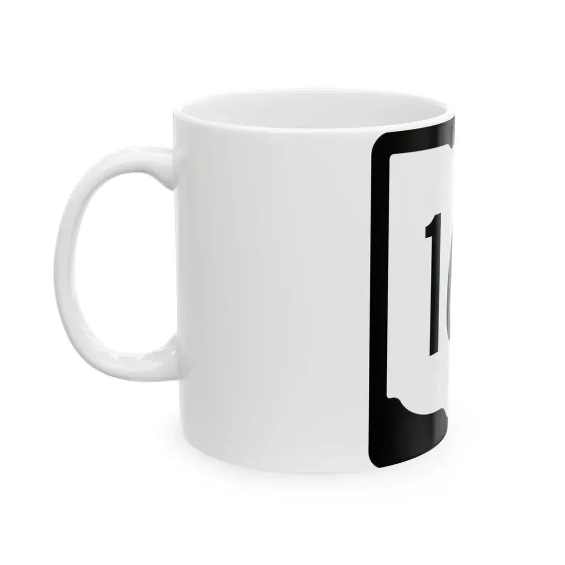 OH-165 1967 (Ohio) (Road Sign) White Coffee Mug - Go Mug Yourself