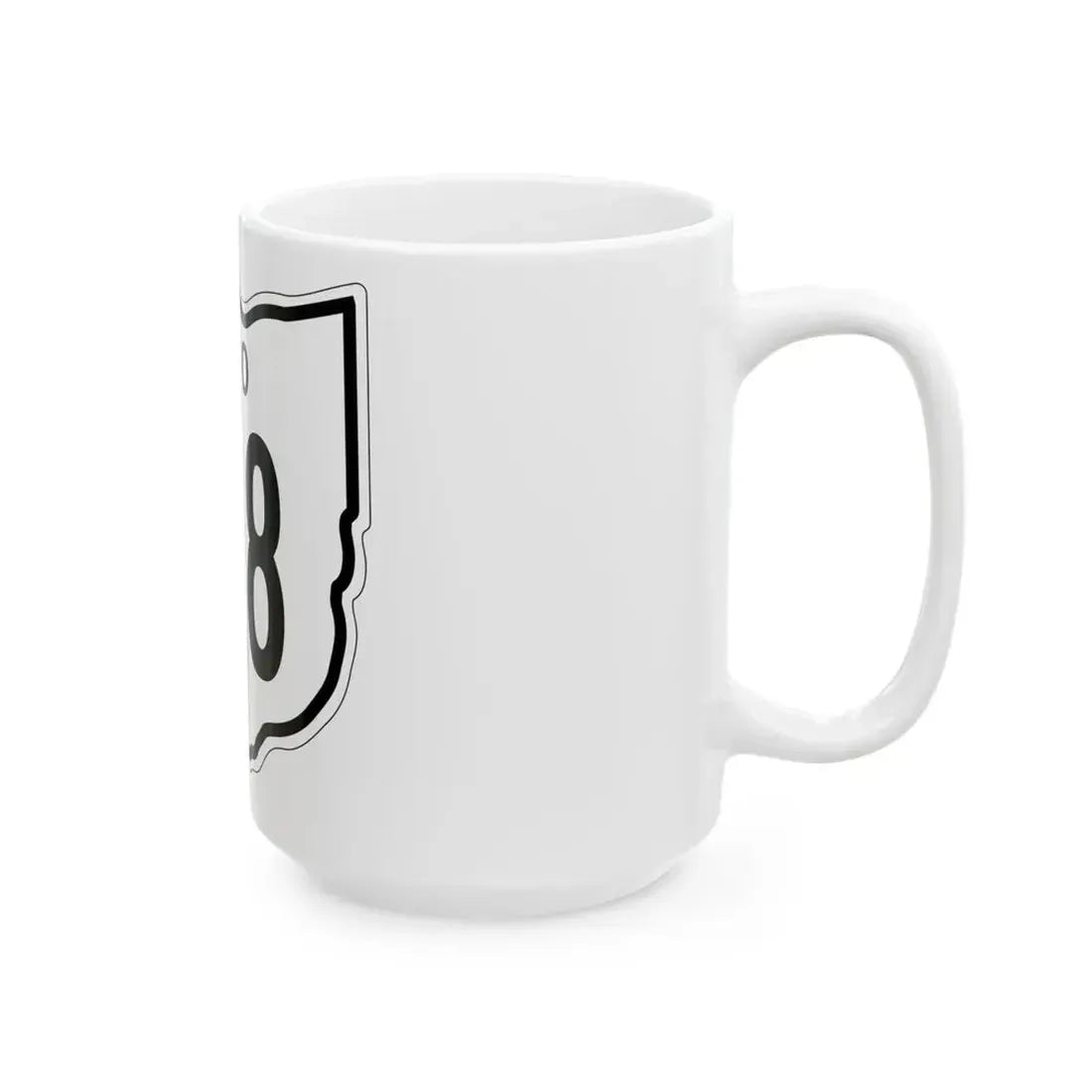 OH-178 1948 (Ohio) (Road Sign) White Coffee Mug - Go Mug Yourself