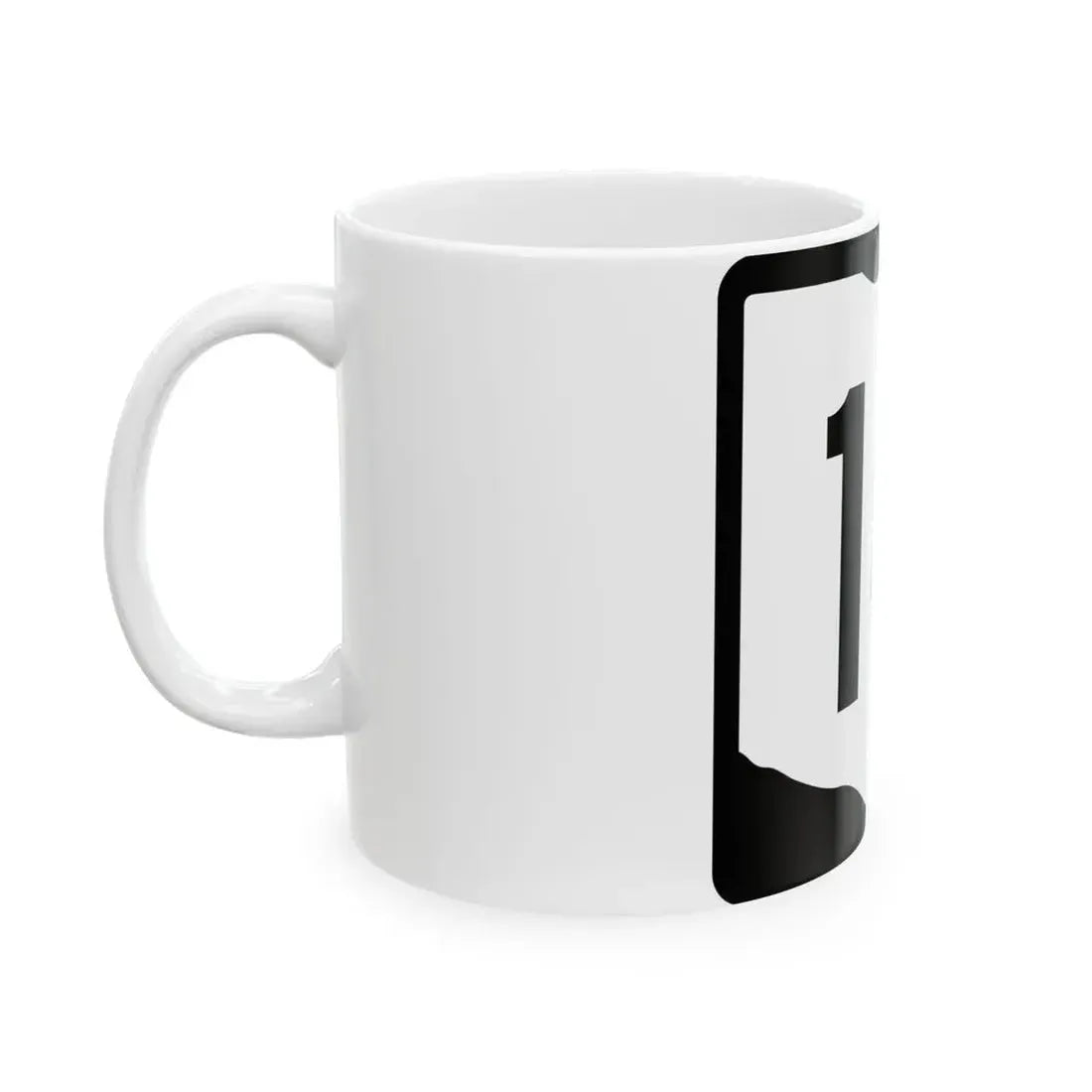 OH-18 (Ohio) (Road Sign) White Coffee Mug - Go Mug Yourself