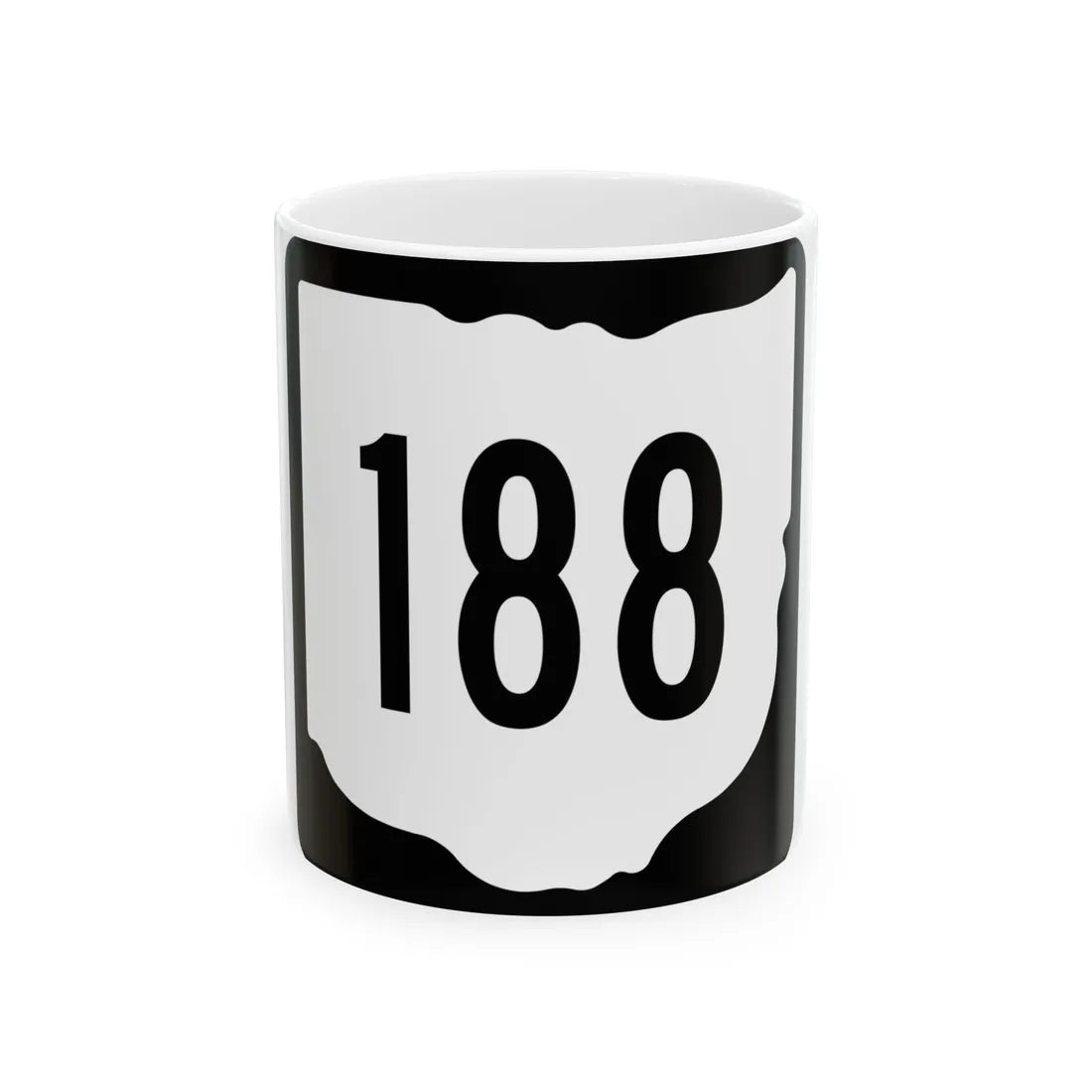 OH-188 1967 (Ohio) (Road Sign) White Coffee Mug 11oz - Go Mug Yourself