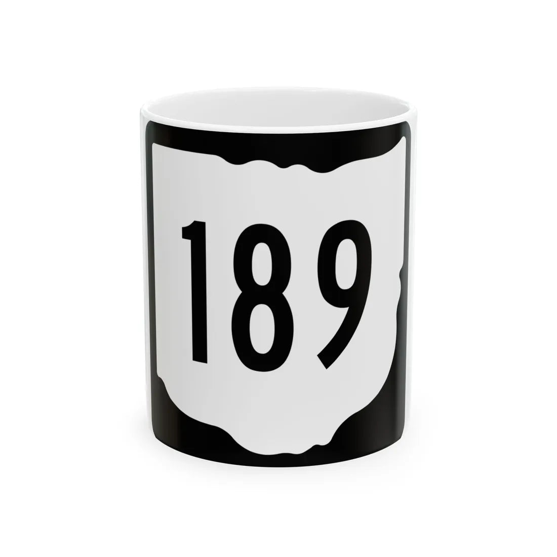 OH-189 1967 (Ohio) (Road Sign) White Coffee Mug 11oz - Go Mug Yourself