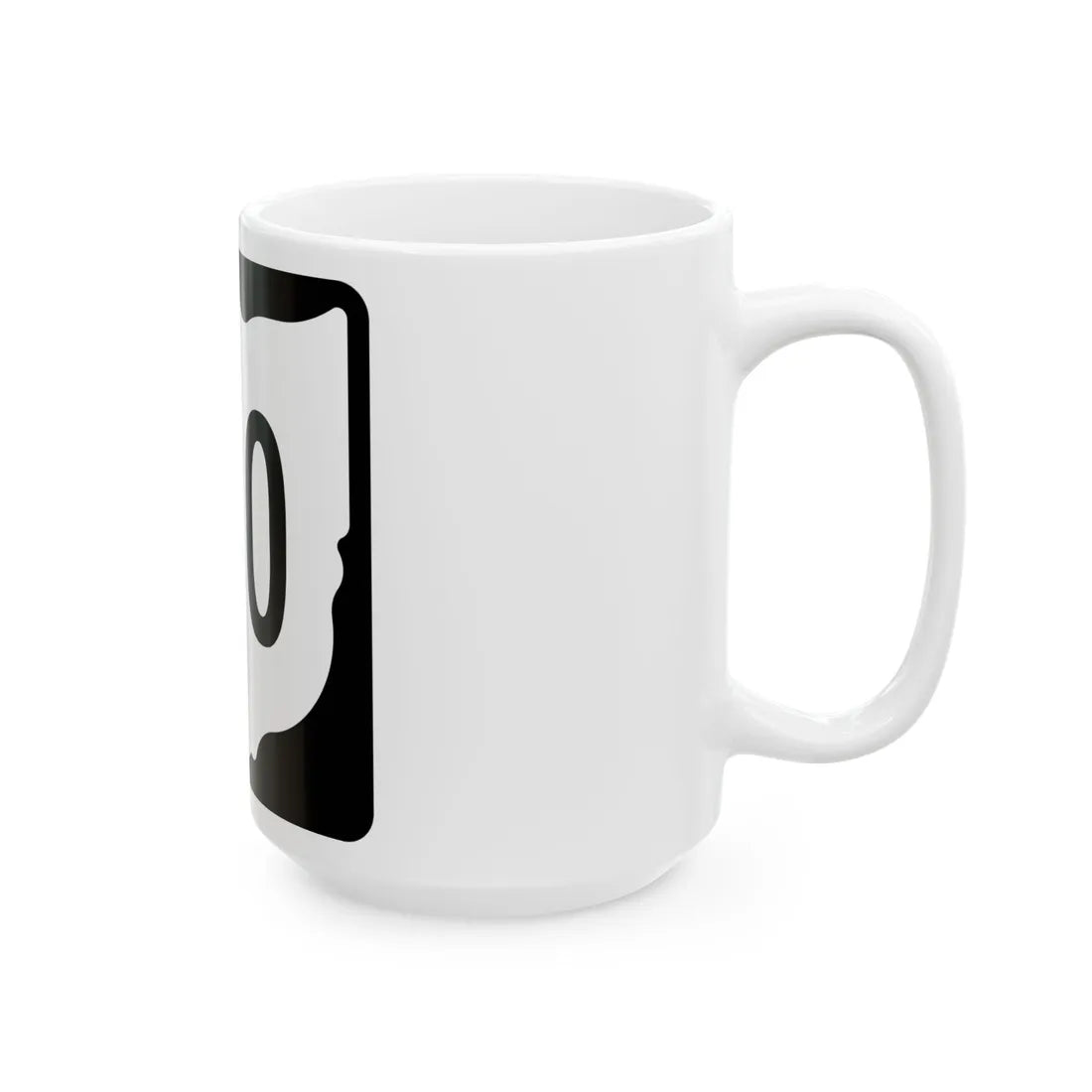 OH-190 1967 (Ohio) (Road Sign) White Coffee Mug - Go Mug Yourself