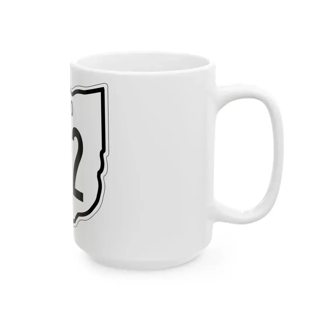 OH-192 1948 (Ohio) (Road Sign) White Coffee Mug - Go Mug Yourself